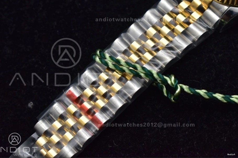 Green Dial on 278289 Syle Markers Steel 31 DateJust WF 316L Fluted Bracelet and President Bezel Ladies 0316